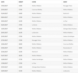 Spielplan